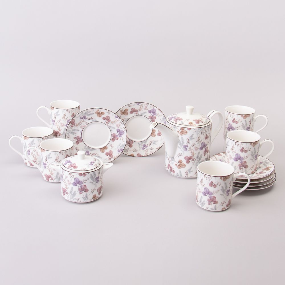 ЧАЙНЫЙ СЕРВИЗ LEFARD "BLOSSOM" НА 6 ПЕР. 14 ПР.