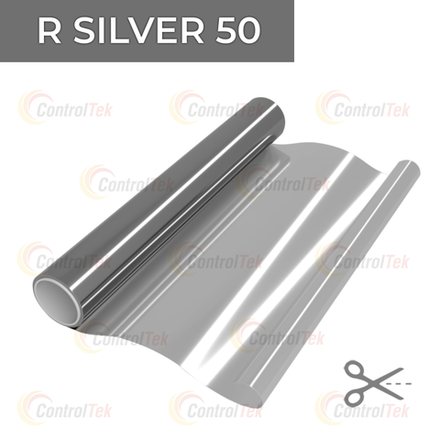 Пленка солнцезащитная R SILVER 50 ControlTek, (на отрез)