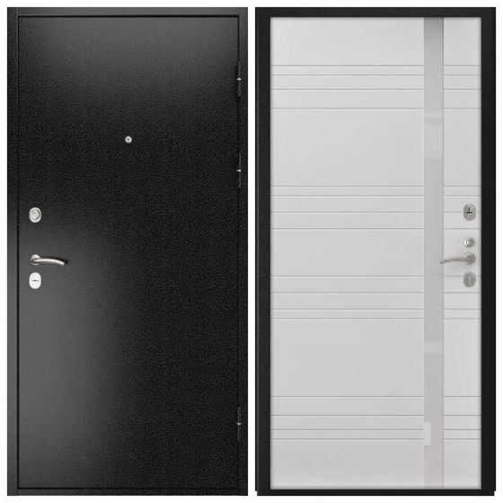 Входная дверь L 3B - A 5 эмаль белая