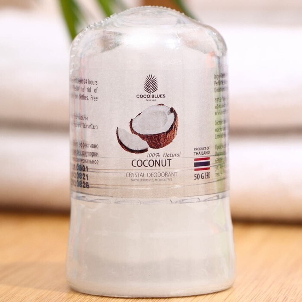Дезодорант кристаллический КОКОС Coconut crystal deodorant, 50 гр