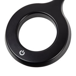 ULM-T610 7W-4500K-DIM BLACK Торшер напольный светодиодный. 7W. с регулировкой наклона. Сенсорный выключатель. Диммер. Черный. ТМ Uniel