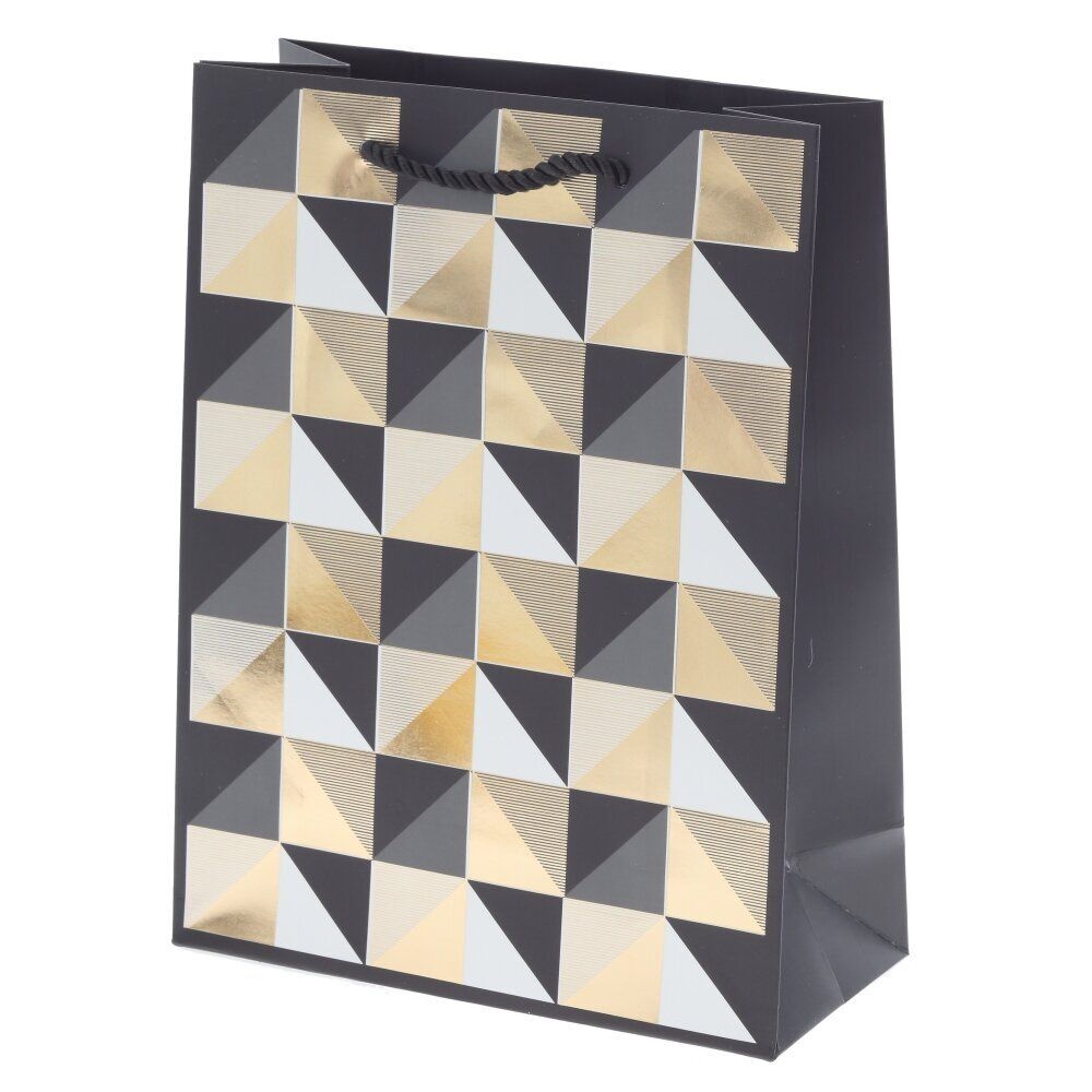 GAEM Пакет подарочный (бумага 210г/м2, блок микс 12шт), L18 W8 H23,5 см, 4в.