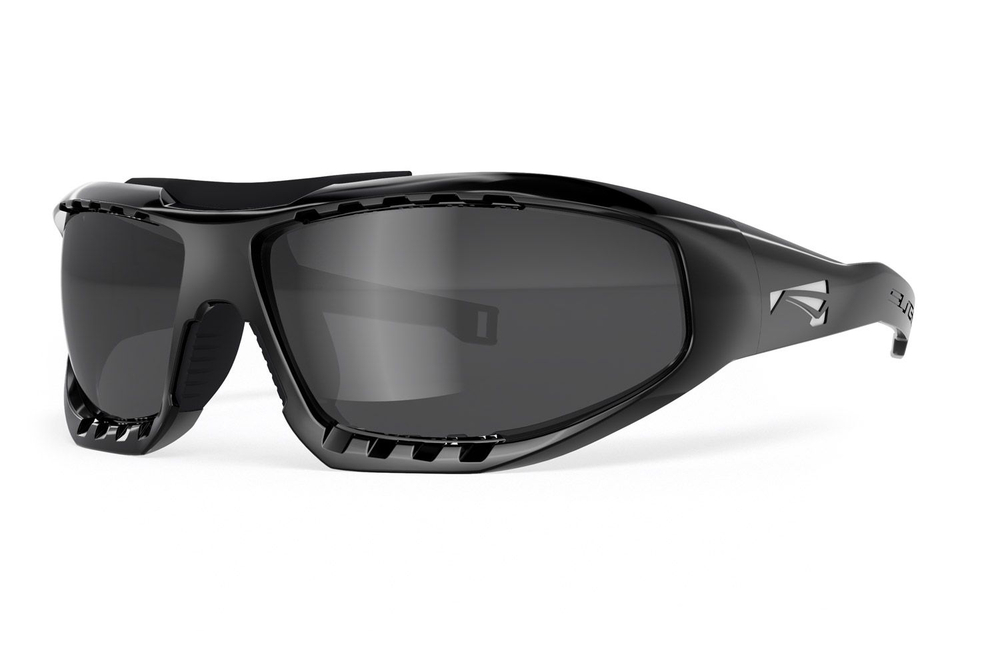 Спортивные очки LiP Surge Aero / Gloss Black - Black / PC Polarized / Levante Series Chroma Smoke