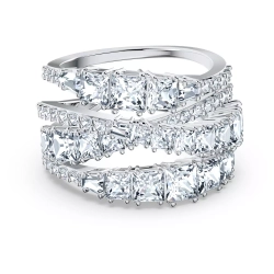 HYPERBOLA:RING WRAP CZWH/RHS FULL PAVE60