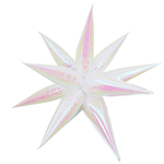 Шар фольгированный Звезда 3D 66 см (Перламутр)