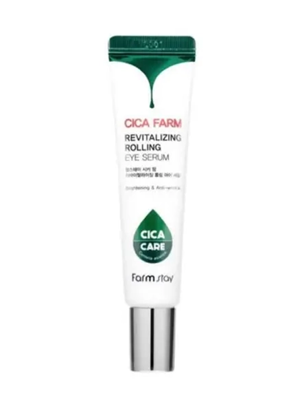 FARMSTAY - СЫВОРОТКА ДЛЯ ВЕК И ГЛАЗ CICA FARM REVITALIZING ROLLING EYE SERUM, 25 ML