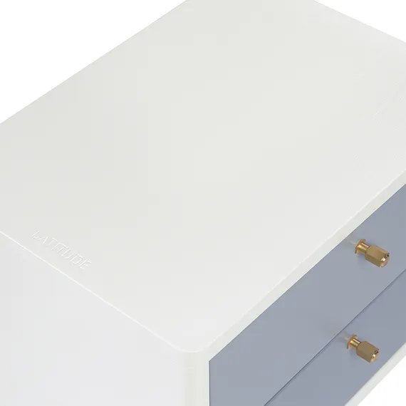 Тумба прикроватная saga, hordur, 55х40х50 см, белая