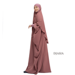 ABAYA WITH KHIMAR FROM ABAYA SILK (One size)