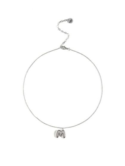 Колье с буквой М