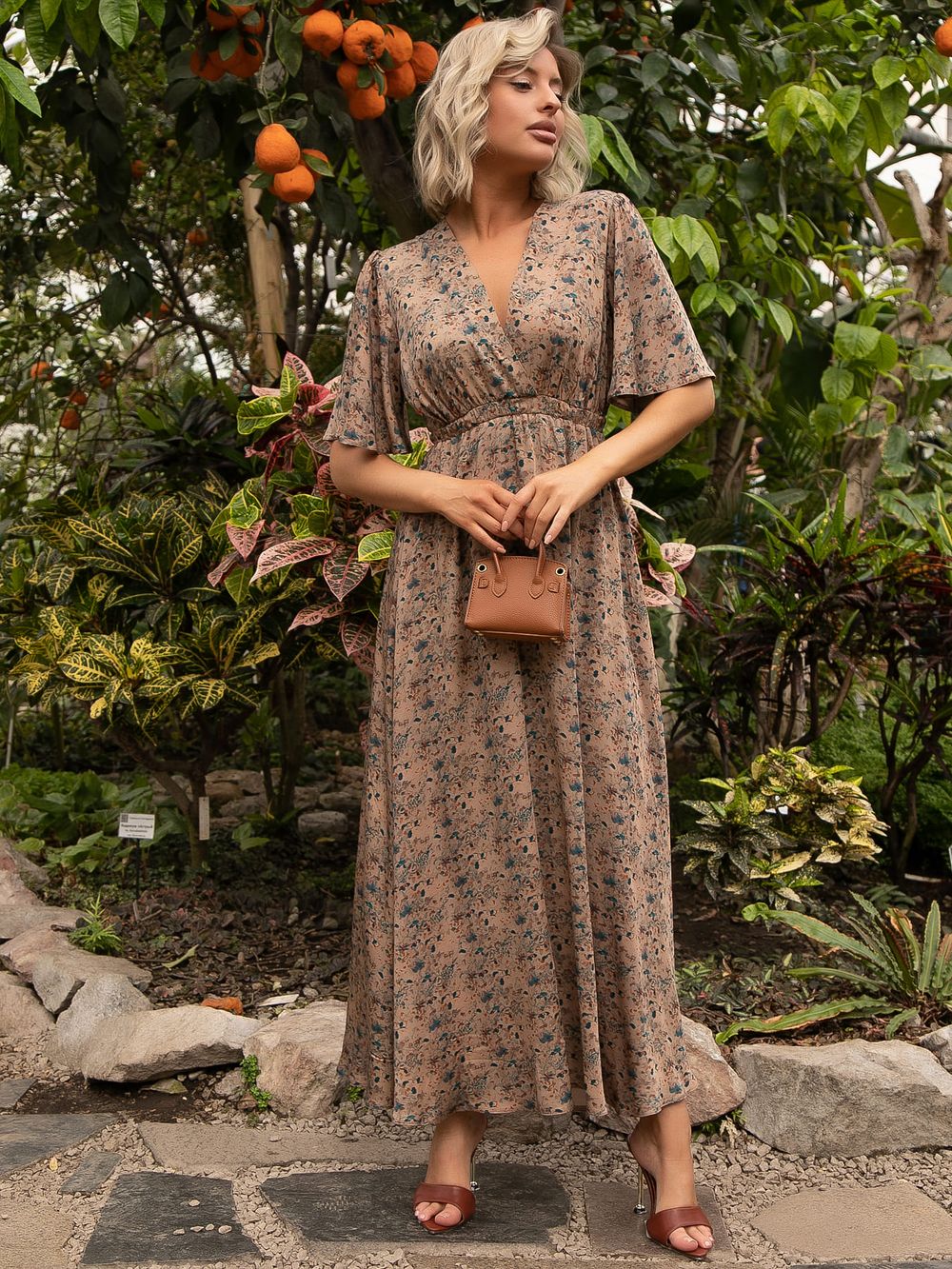Платье Летняя грация (беж) П15607-1М LT Collection