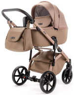 Детская коляска Adamex Nola Natura 3 в 1 N-5-CAMEL (Т.БЕЖ + Т.БЕЖ.КОЖА)