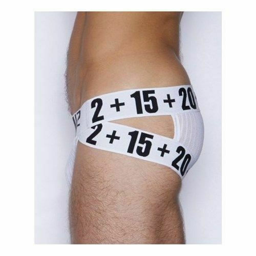 Мужские трусы брифы X белые  C-IN2