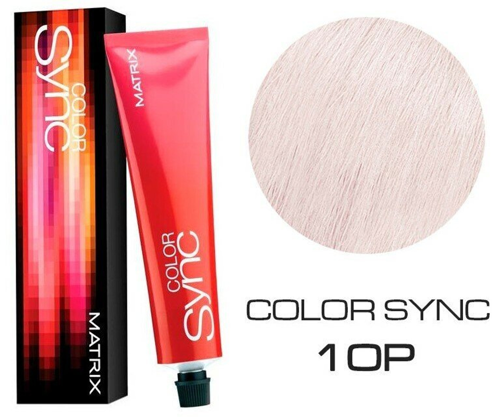 Matrix Краска для волос без аммиака SoColor Sync Pre-Bonded 10P Очень-очень светлый блондин жемчужный 90 мл.