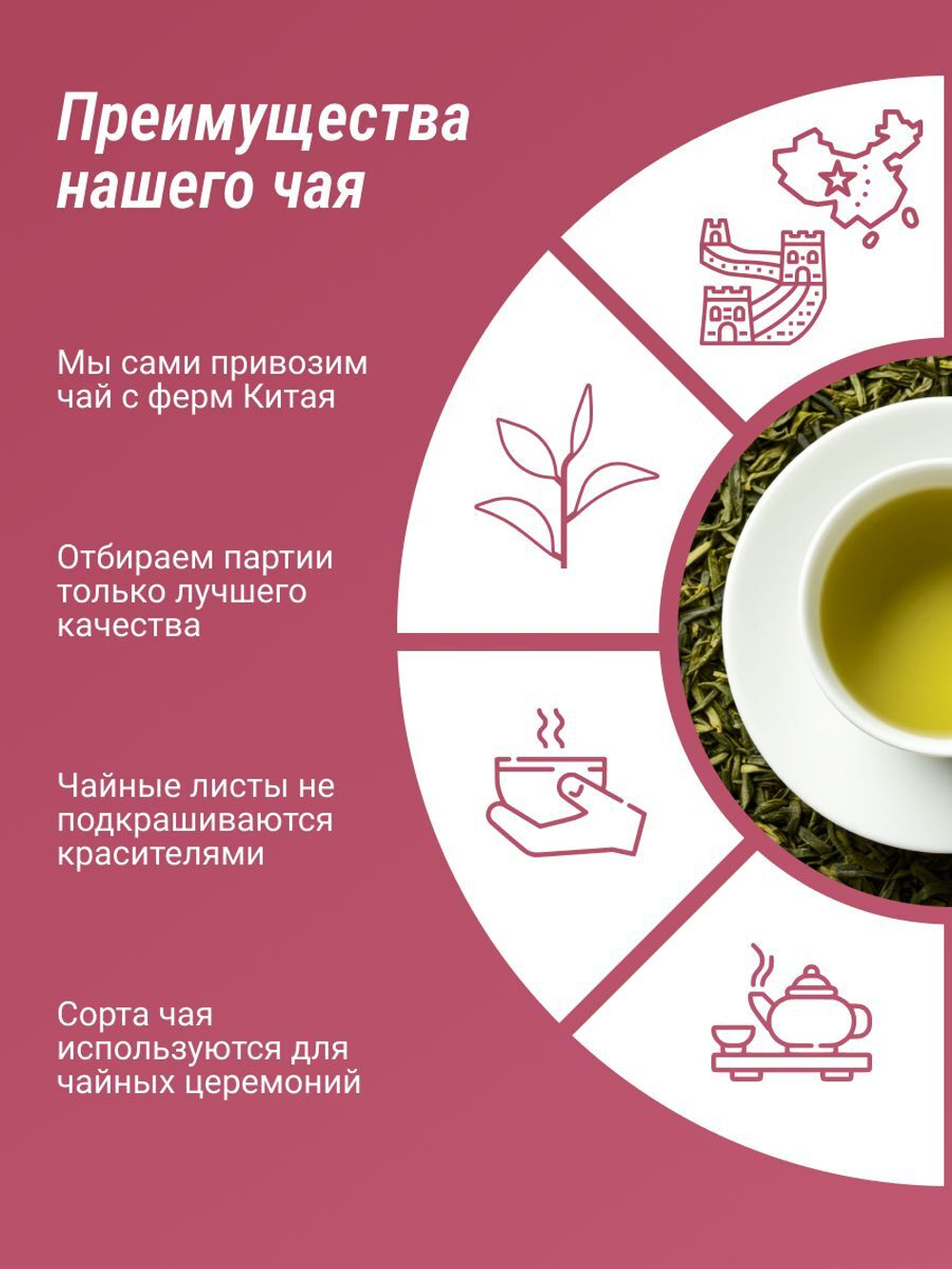 Китайский чай в пакетиках ассорти подарочный набор