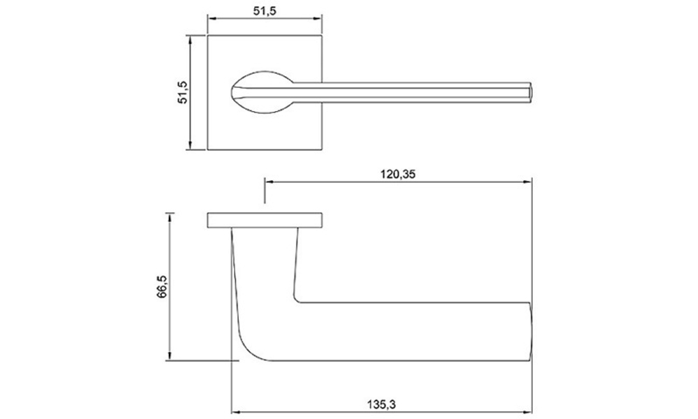 Ручка ADDENBAU Q567 SWEEP BLACK