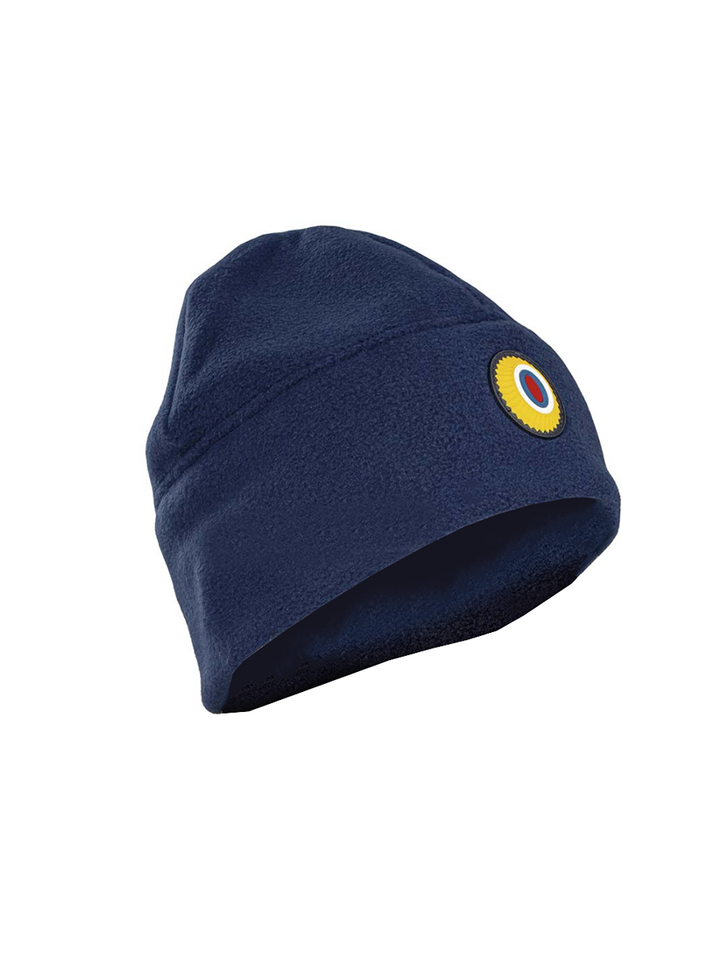 Шапка Полиции флисовая с кокардой (двойной флис внизу)
