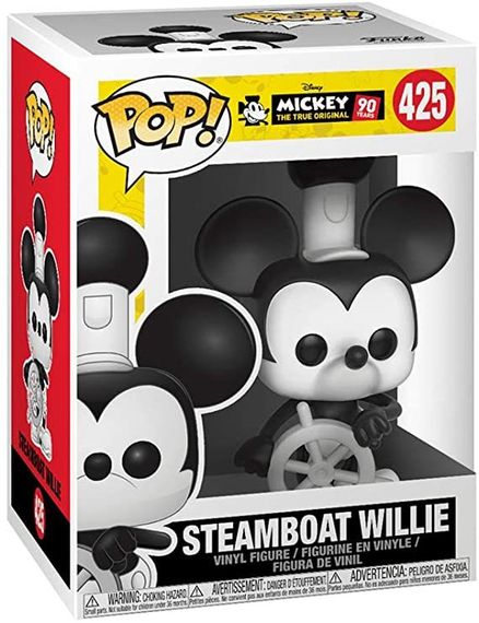 POP! Vinyl: Disney: Mickey's 9nth Anniversary: Steamboat WilPOP! Vinyl: Disney: Mickey's 9nth Anniversary: Steamboat Willie
