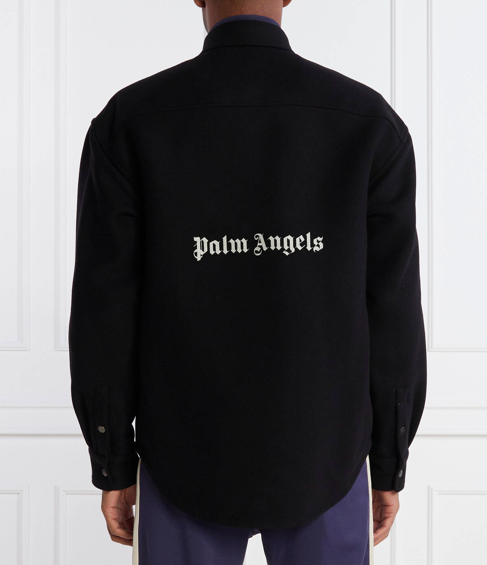 Хлопковая куртка Palm Angels - черный(PMES012F 23FAB002)