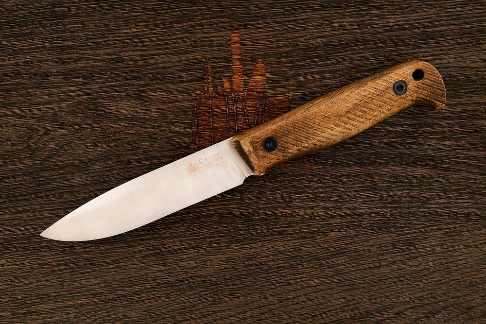 Нож туристический Kizlyar Supreme Forester, клинок 119мм, сталь AUS-10Co, рукоять орех