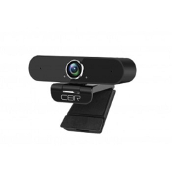 Веб-камера CBR CW 875QHD Black, Веб-камера с матрицей 5 МП, разрешение видео 2560х1440, USB 2.0, встроенный микрофон с шумоподавлением, автофокус, крепление на мониторе, длина кабеля 2 м, цвет чёрный