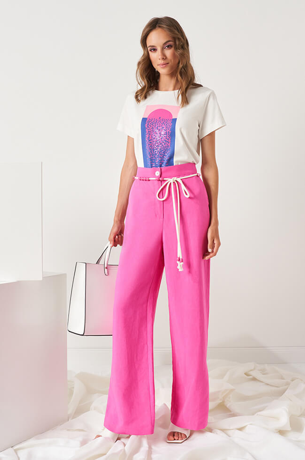 3960 Брюки женские (фуксия)