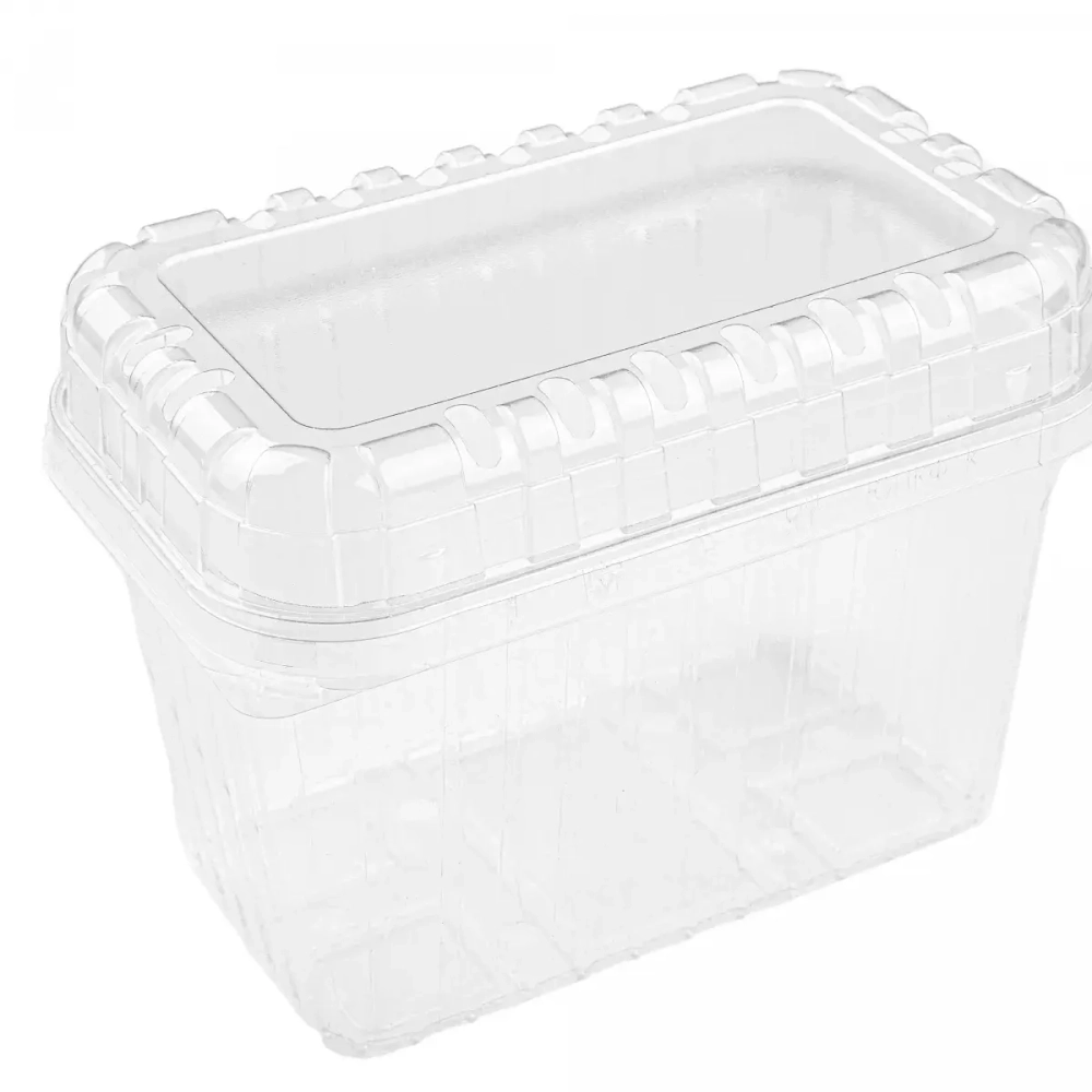 Контейнер для фруктов/овощей ЮПКФ-110 (ПЭТ) 1100гр. Прозрачный (188*120*110) 270шт/кор