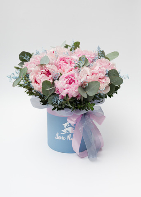 Коробочка пионы М #4