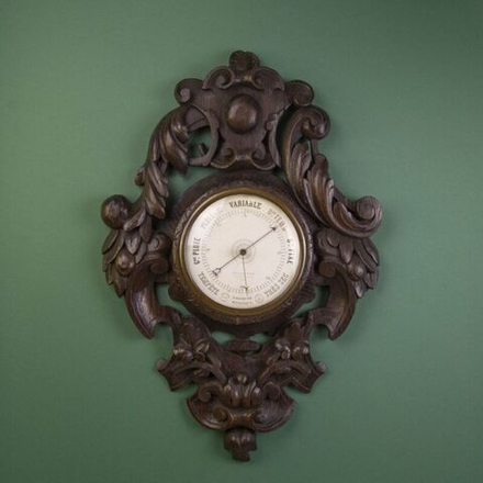 Винтаж: Антикварный французский барометр