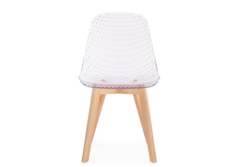 Пластиковый стул Vart clear / wood