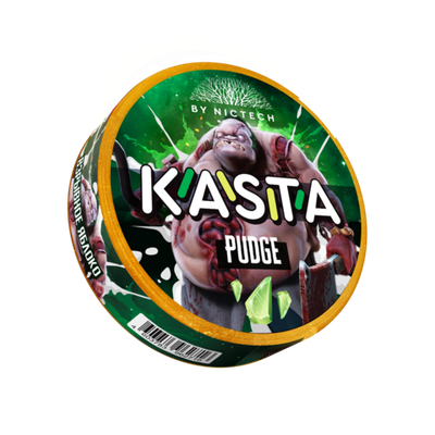 KASTA DOTA PUDGE (120 МГ) - ЗЕЛЕНОЕ ЯБЛОКО, ЖВАЧКА