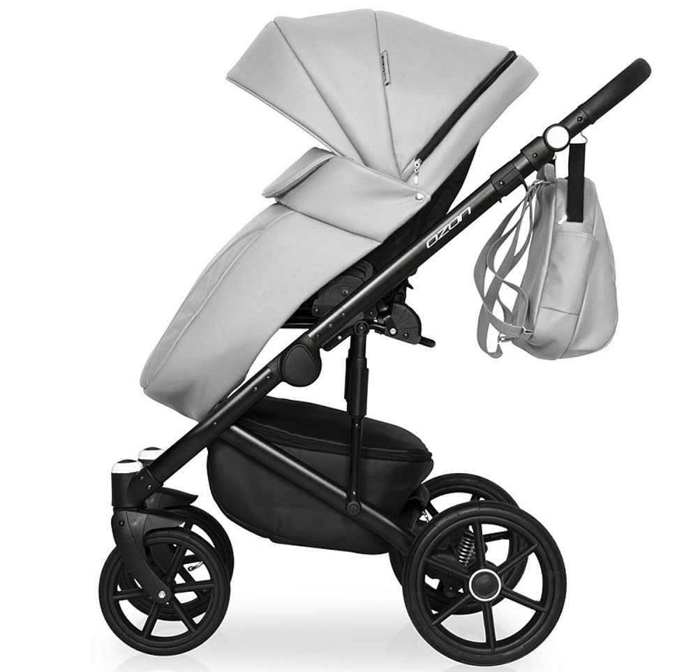 Детская коляска Riko Basic Ozon 3 в 1 05 светло-серый