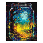 Картина по номерам 40*50см "Сказочный лес" (Lori)