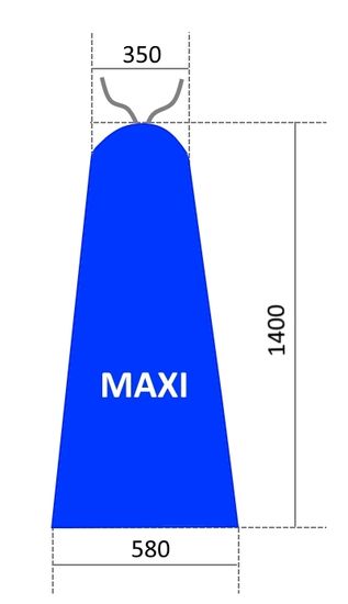 Чехол гладильного стола Pony VB-VC Maxi, тёмно-синий, ткань AL