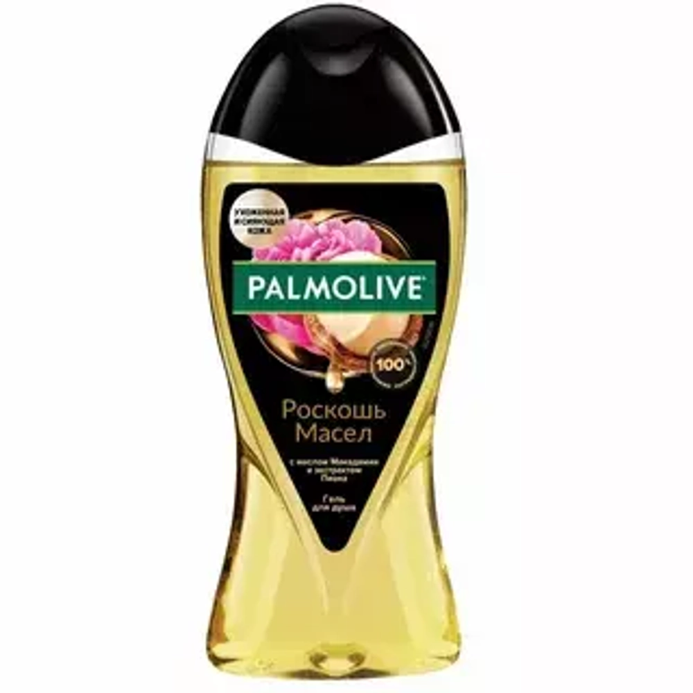 250мл PALMOLIVE Гель д/душа Роскошь Масел МАКАДАМИЯ и ПИОН*12