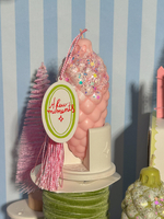 Новогодняя свеча шишка "Как из детства"