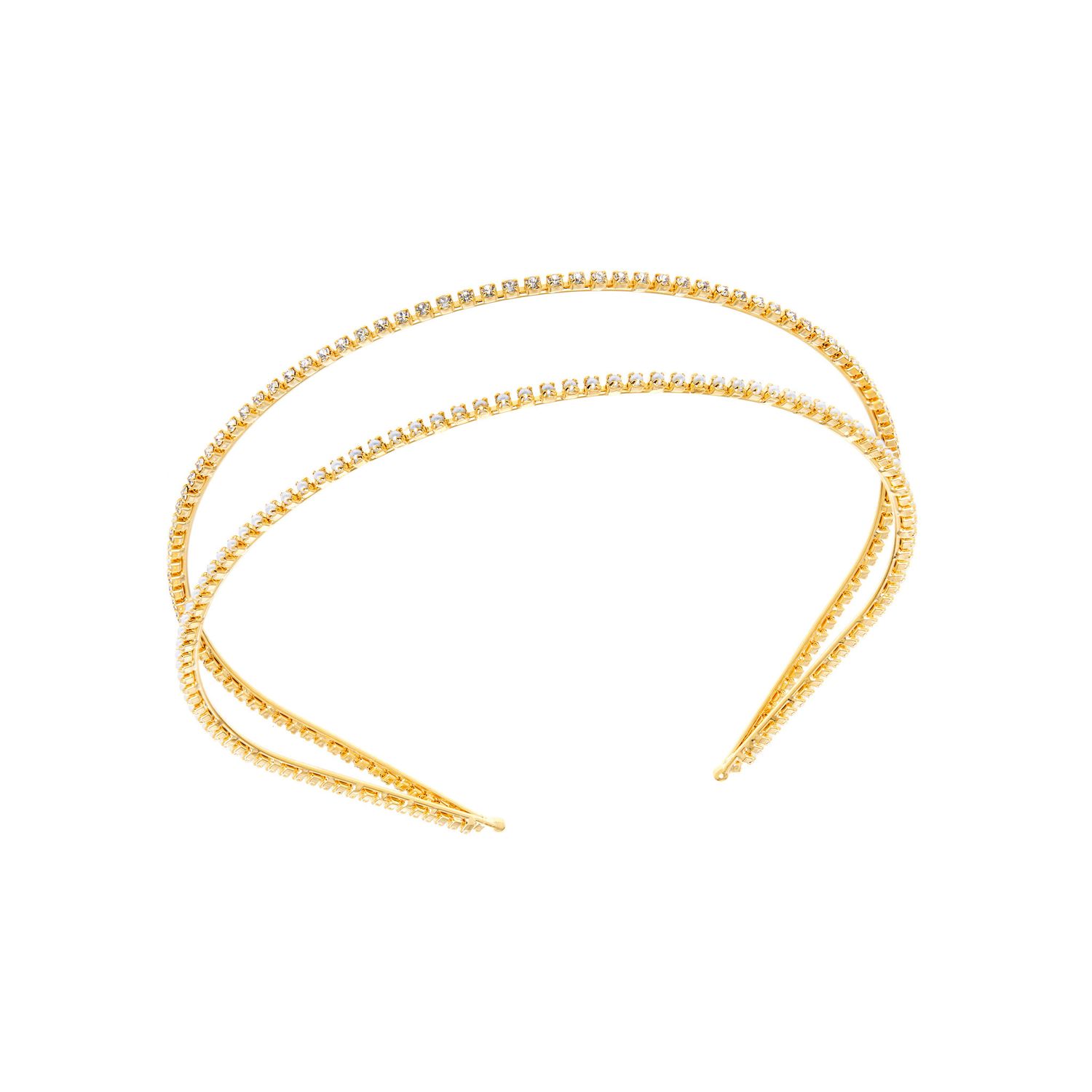 Ободок Vera Pearl And Crystal Headband