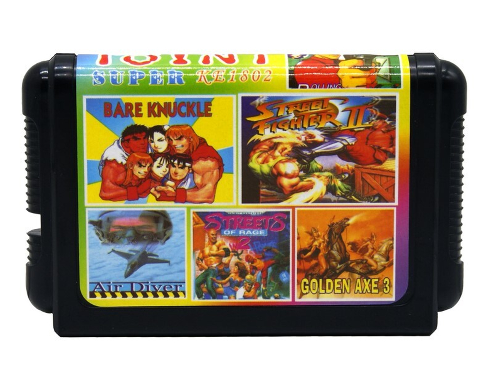Картридж для SEGA KE1802 18 в 1