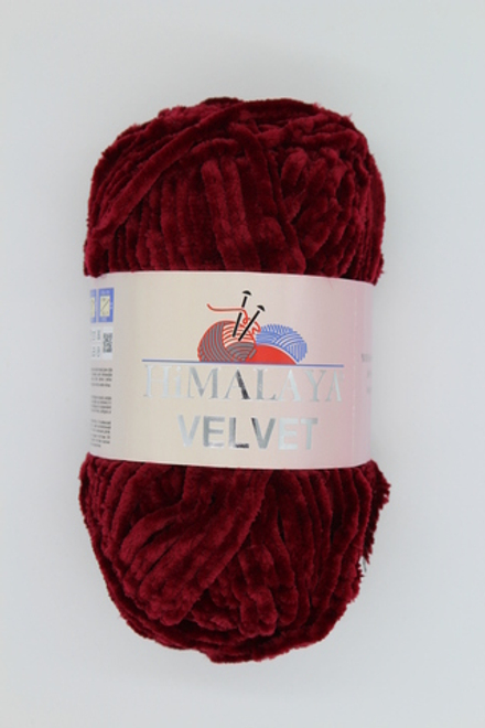 Пряжа "Velvet" 90022 Бордо