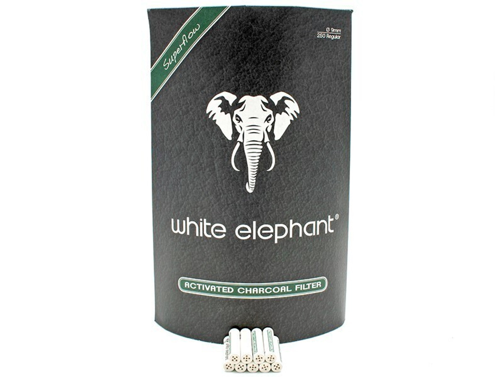 Фильтры трубочные White Elephant Active-Kohle Carbon 250шт. 9м