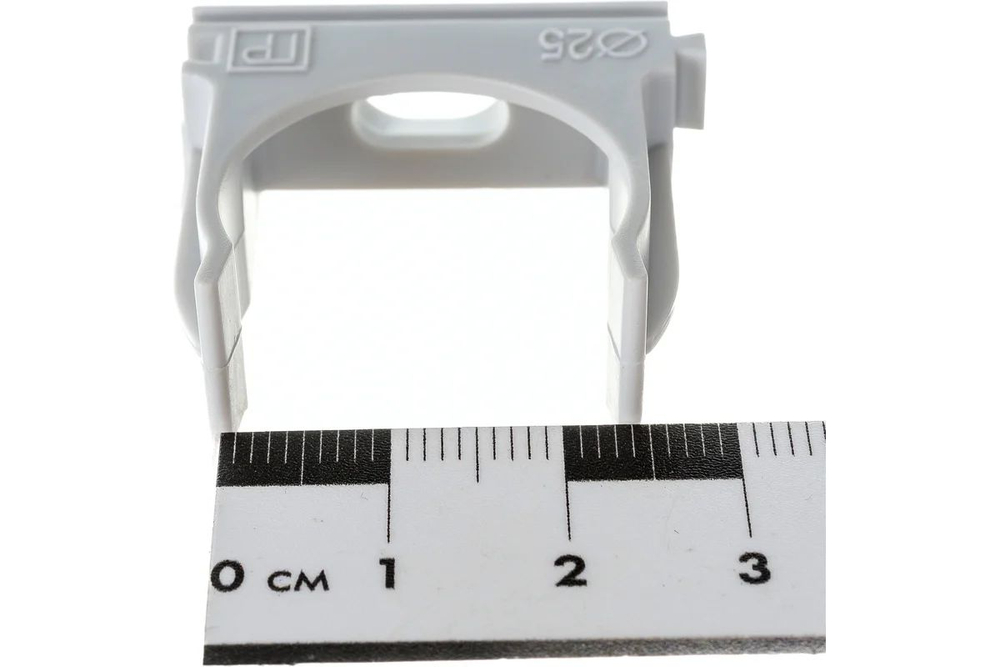 Крепёж-клипса для труб Полистирол d25 мм Промрукав 10шт