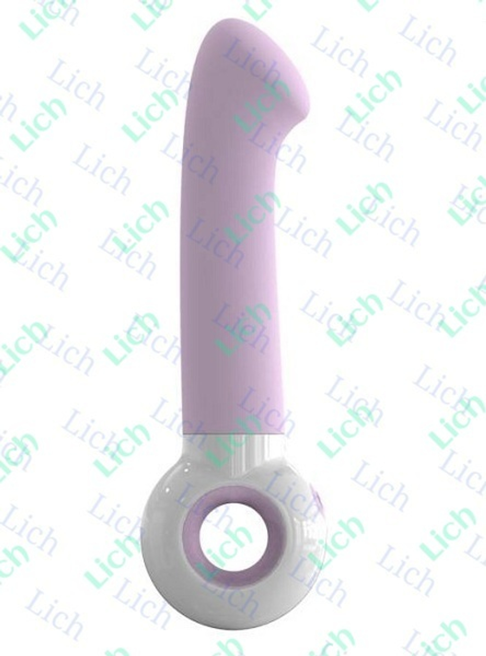 Розово-белый вибратор O-zone