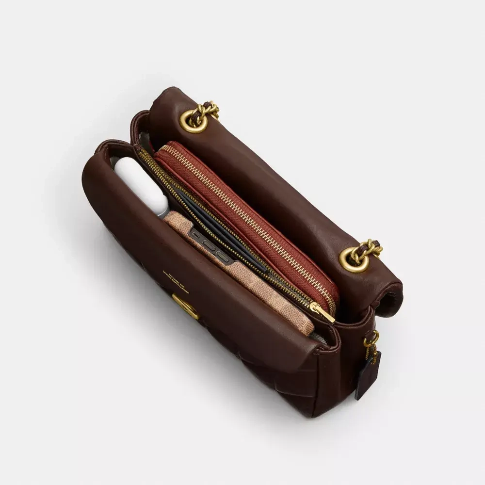 COACH СУМКА ЧЕРЕЗ ПЛЕЧО TABBY 26 С МЯГКОЙ ПОДКЛАДКОЙ, КОРИЧНЕВЫЙ