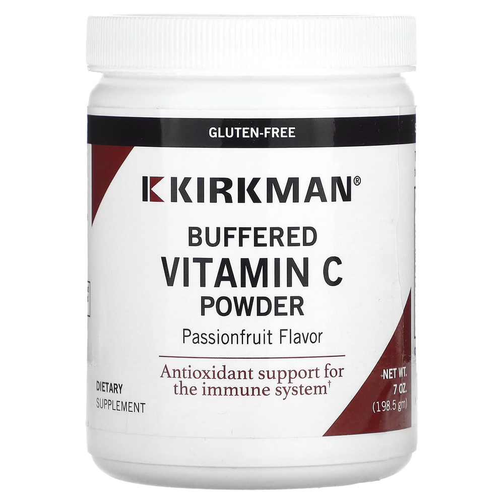 Kirkman Labs, буферизованный порошок витамина C, со вкусом маракуйи, 198,5 г (7 унций)