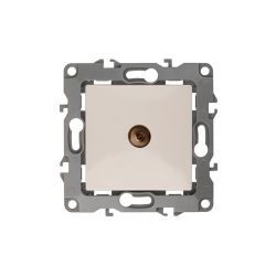 12-3101-02 ЭРА Розетка TV одиночная, IP20, Эра12, слоновая кость | Эра 12 Слоновая кость