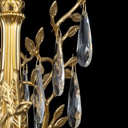 Citilux RITZ CL310082 Люстра хрустальная подвесная Золото