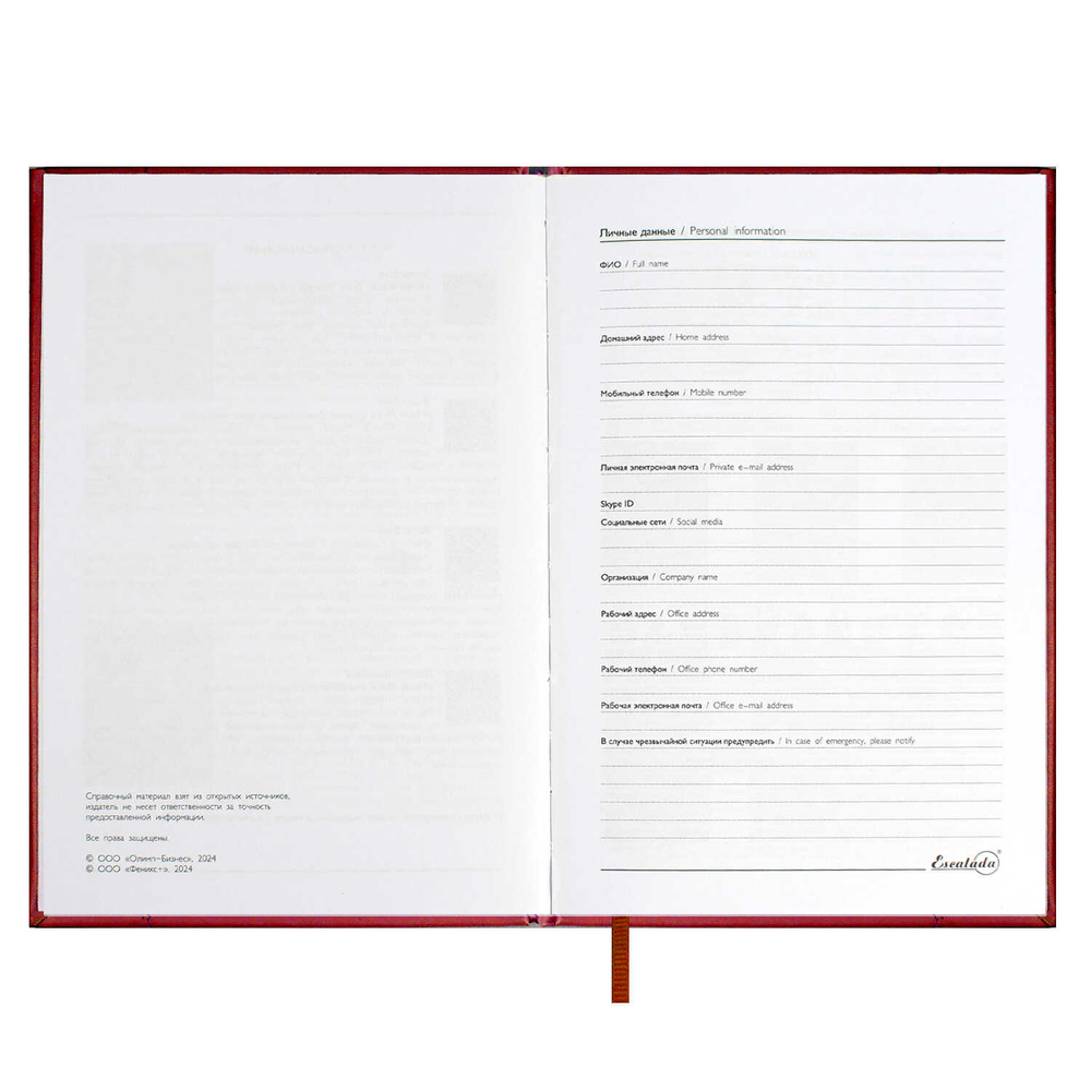 Ежедневник датированный 2025 ESCALADA, #ИЛОН МАСК, А5, 176 л.