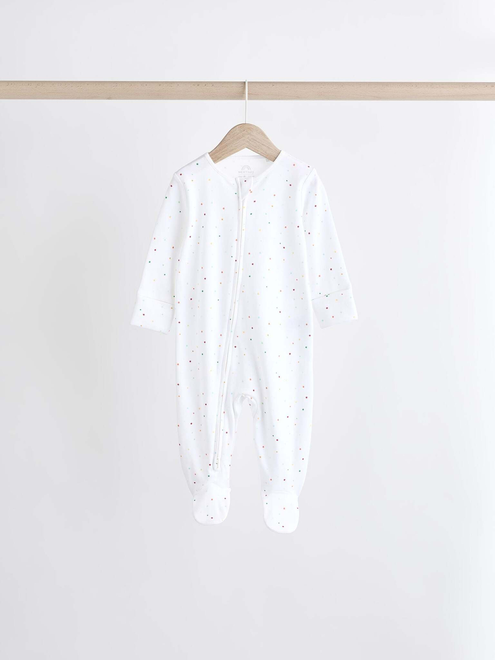 Комбинезон / Cлип для малышей Next K79-485, 4 шт., Белый