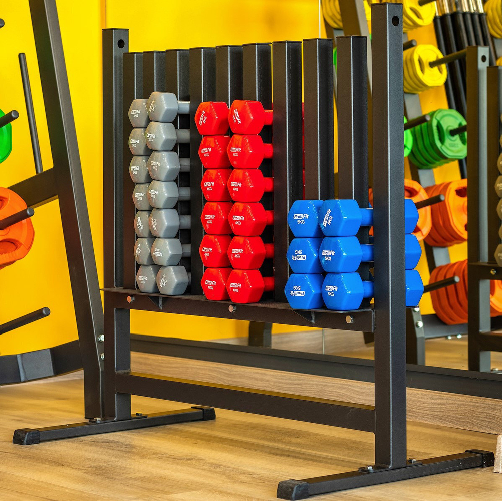 Стойка для гантелей (на 30 пар, вертикальная)