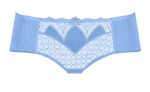 Трусы-шорты Valeria с изысканной вышивкой (Размер: 44) (Цвет: синий)
