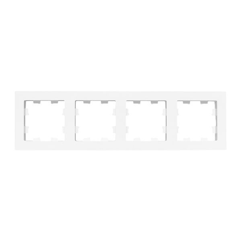 Рамка 4-м Эпика пластик бел. EKF UP1-FPW-04